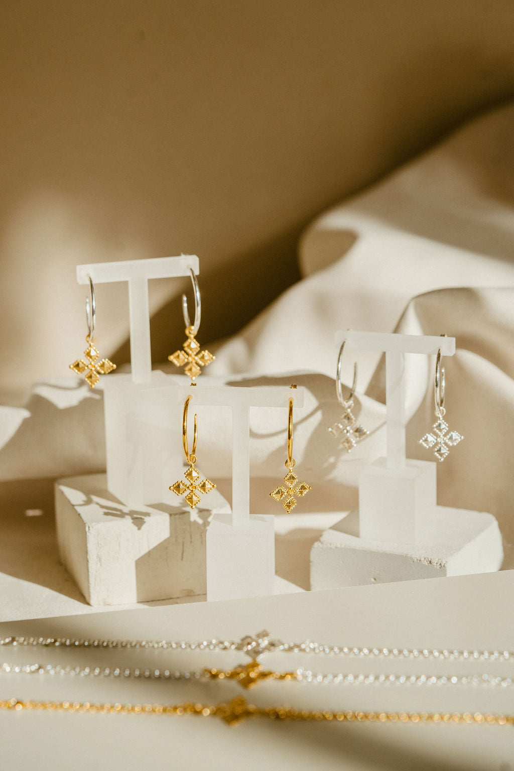 Tekhenu cross Earrings