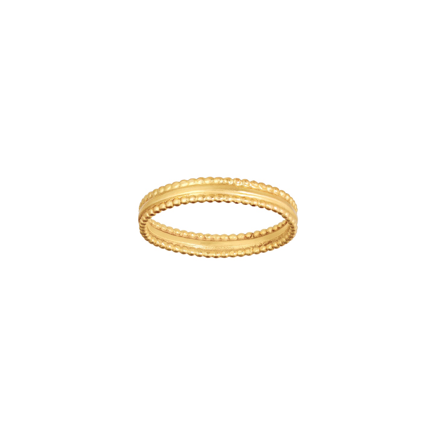 Beaded Edge Wedding Band