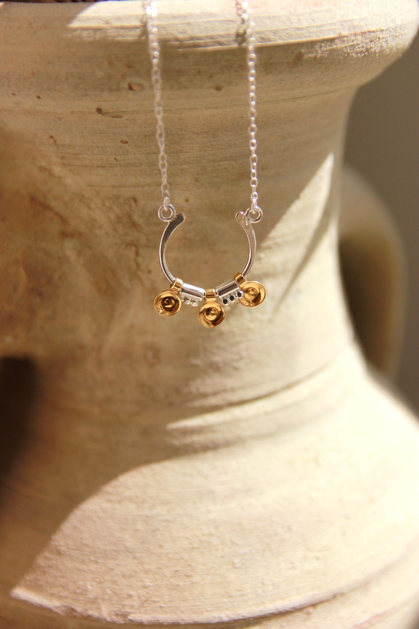 Boudicca Gold Sun Disc Necklace