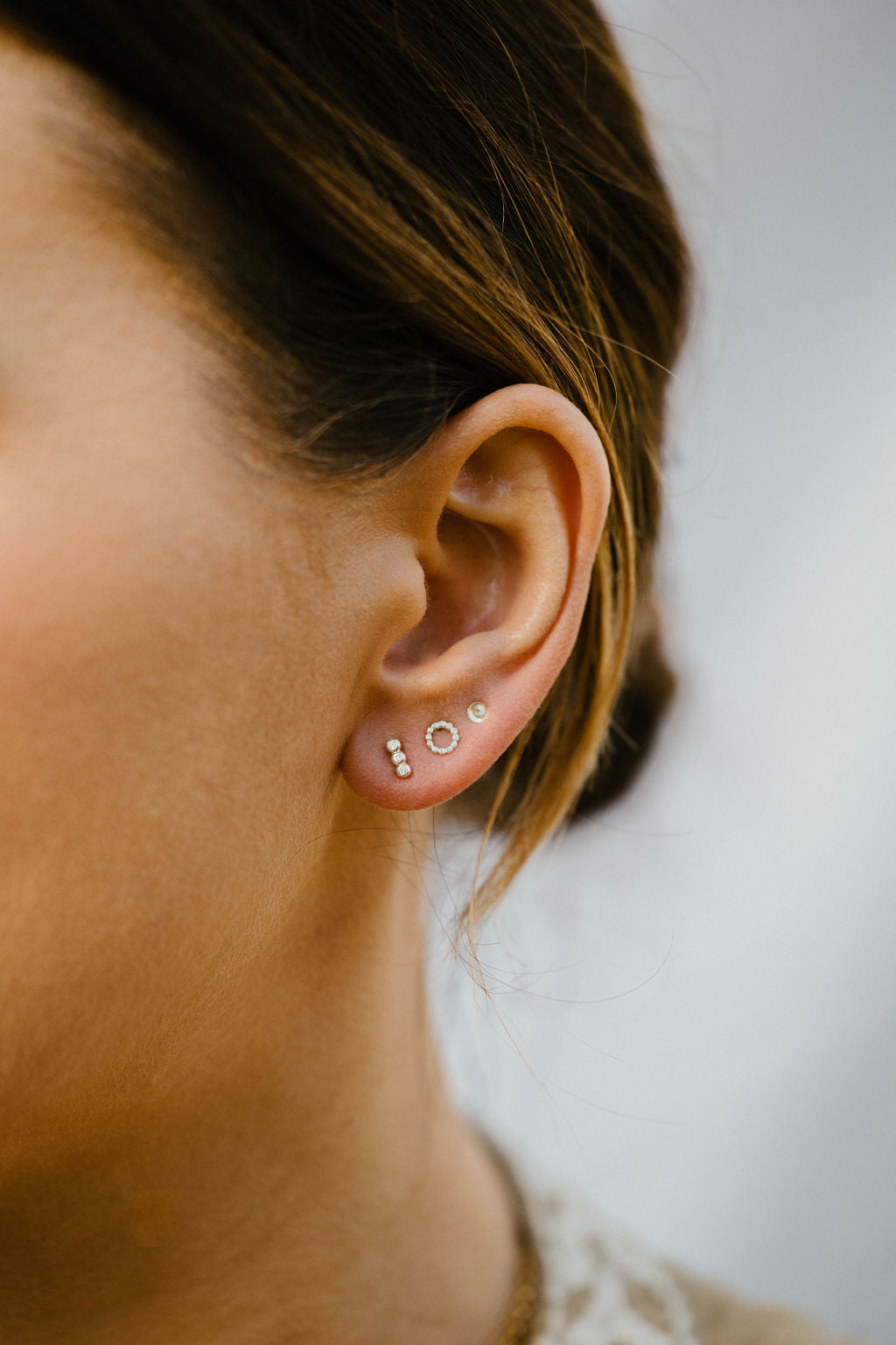 Round Dot Earrings