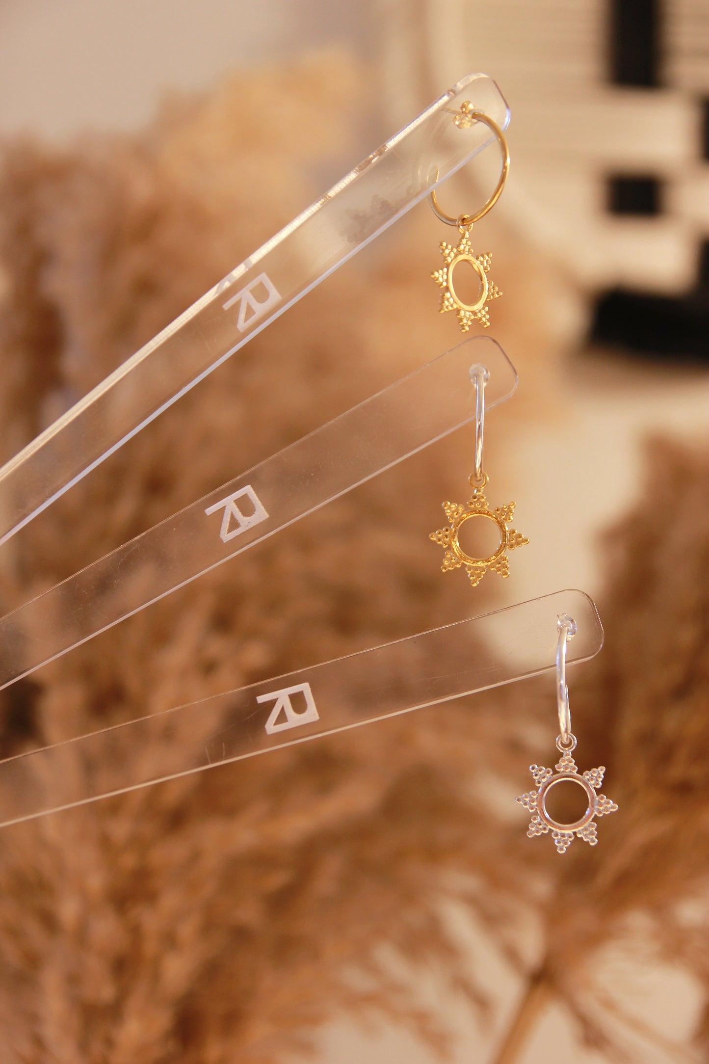 Sun earrings