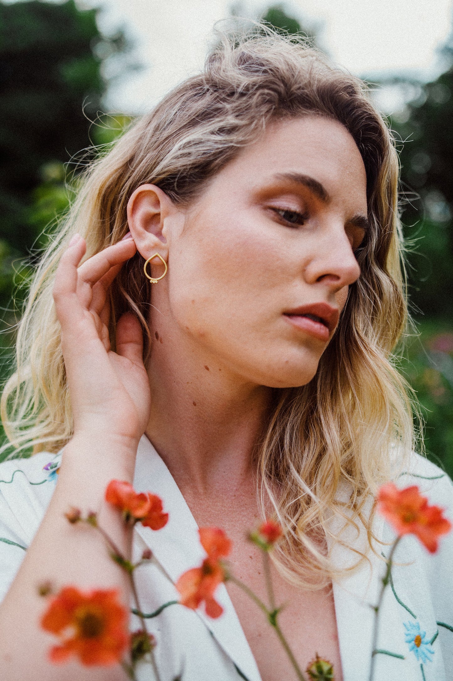 Large Teardrop Studs