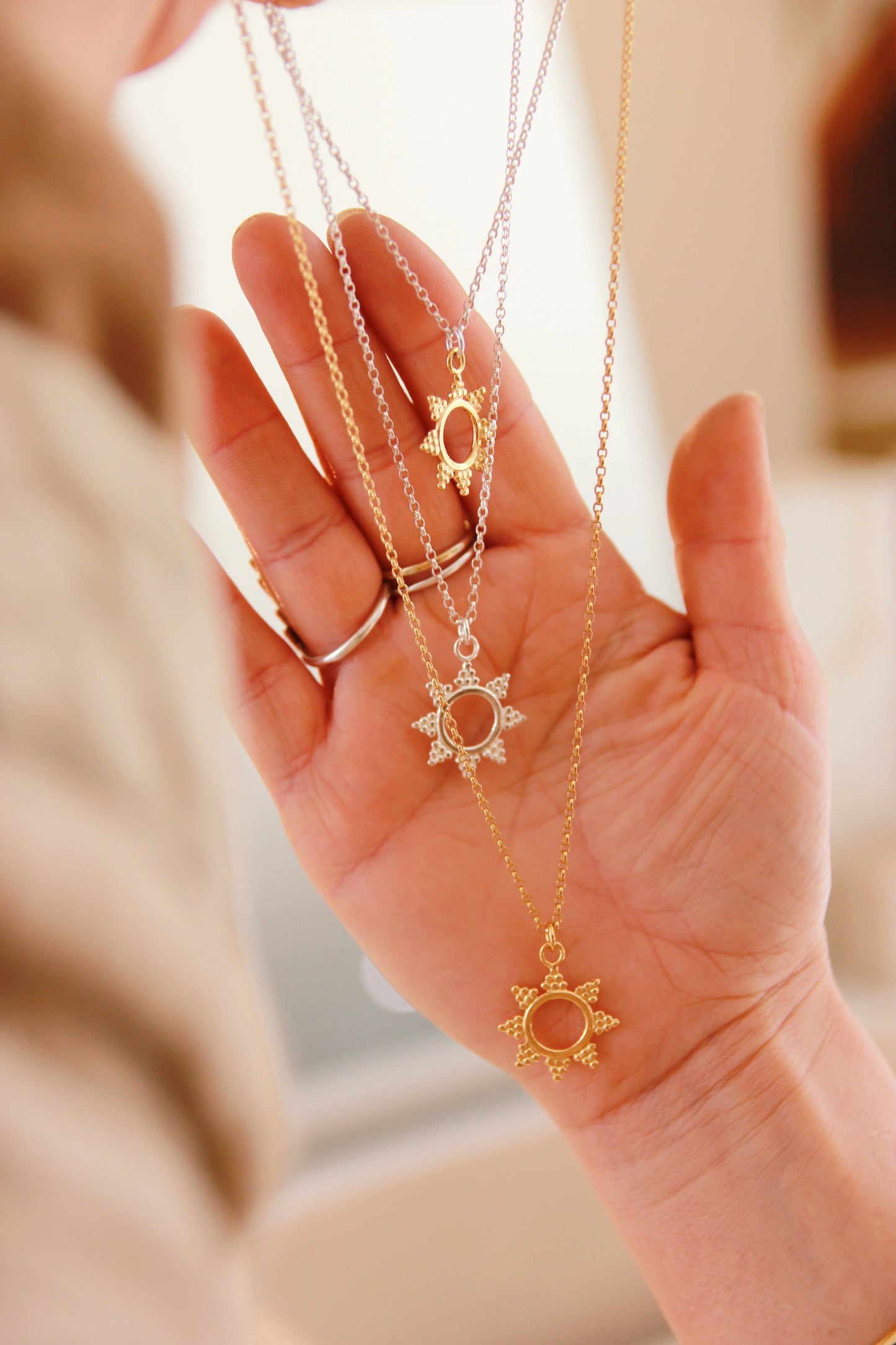 Aurora Sun Necklace