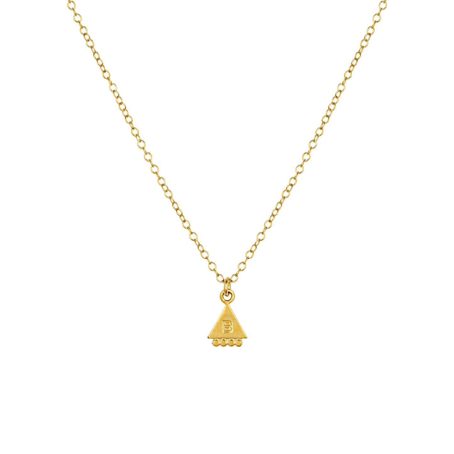 Personalised Pyramid Necklace
