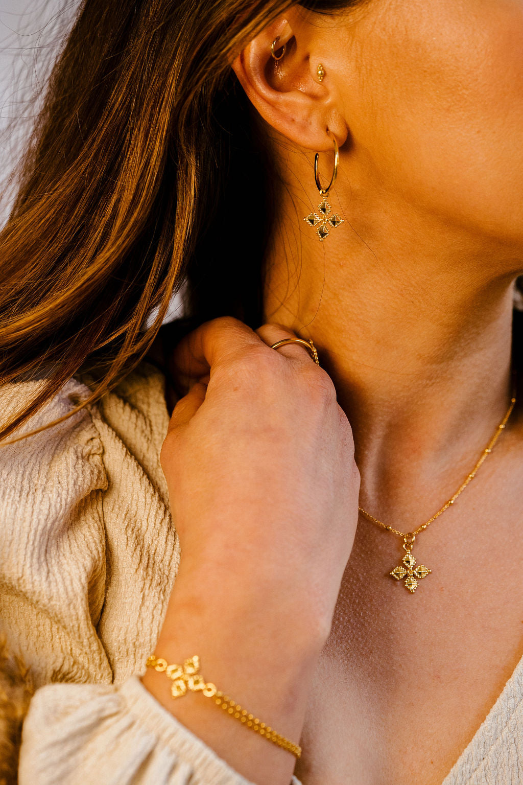 Tekhenu cross Necklace