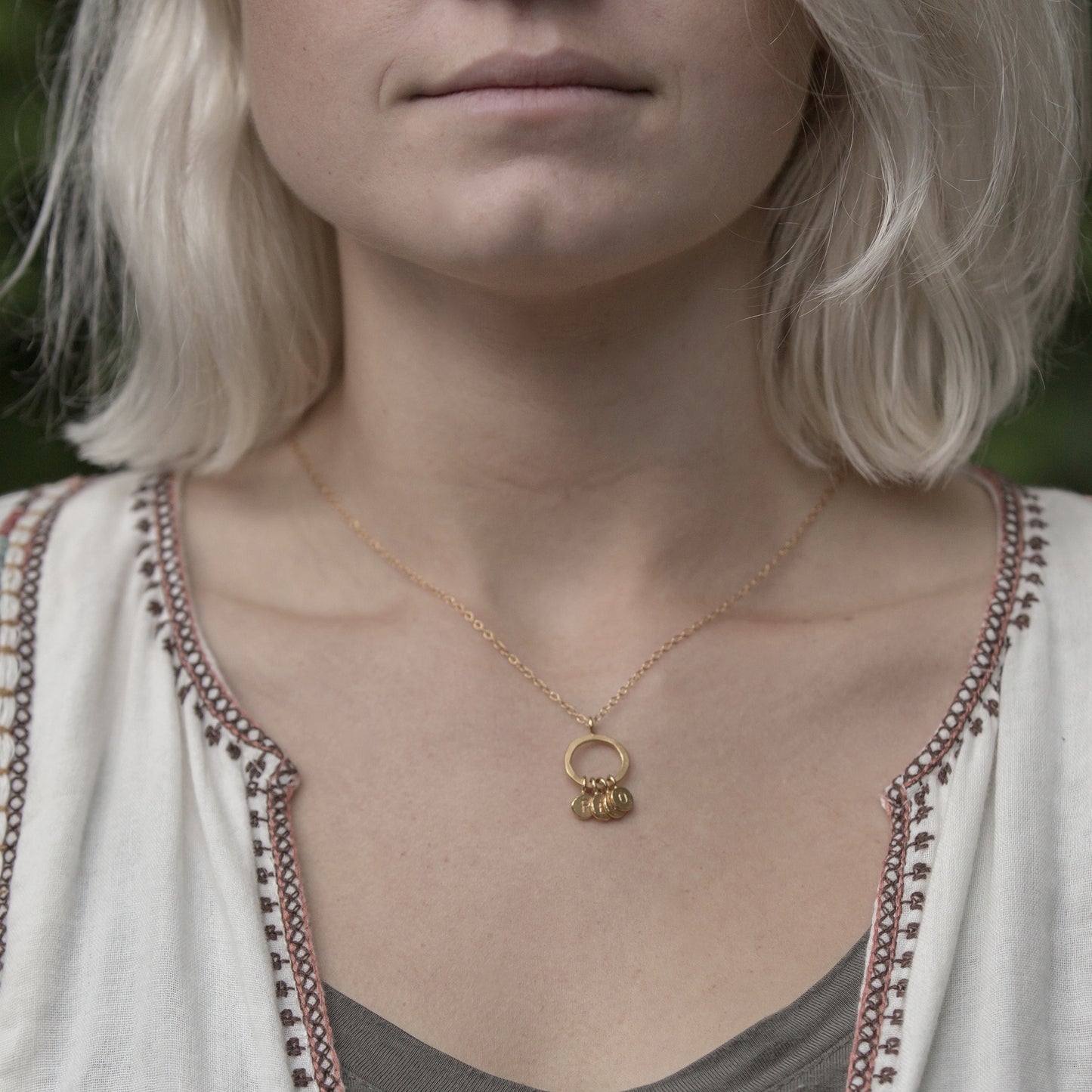 letter necklace