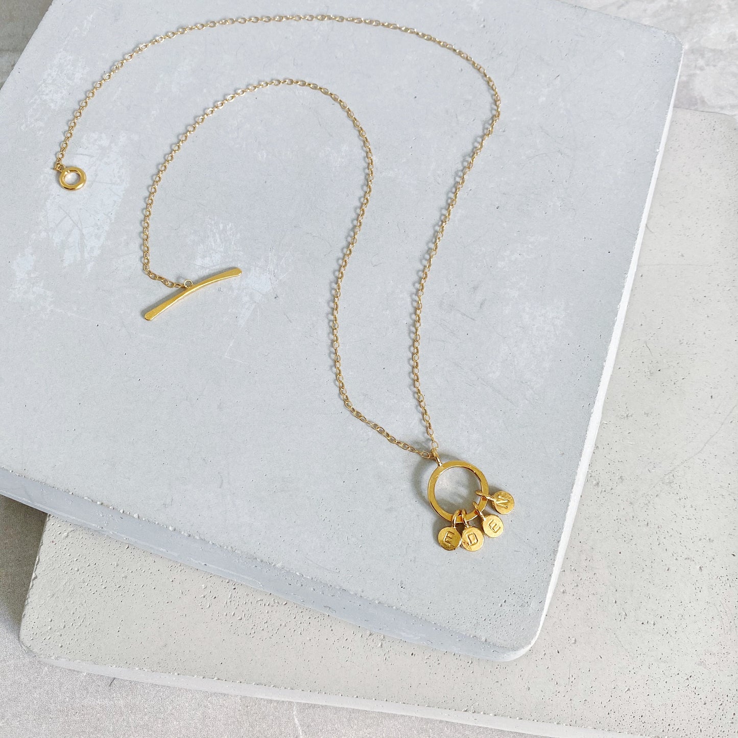 Personalised Hoop Necklace