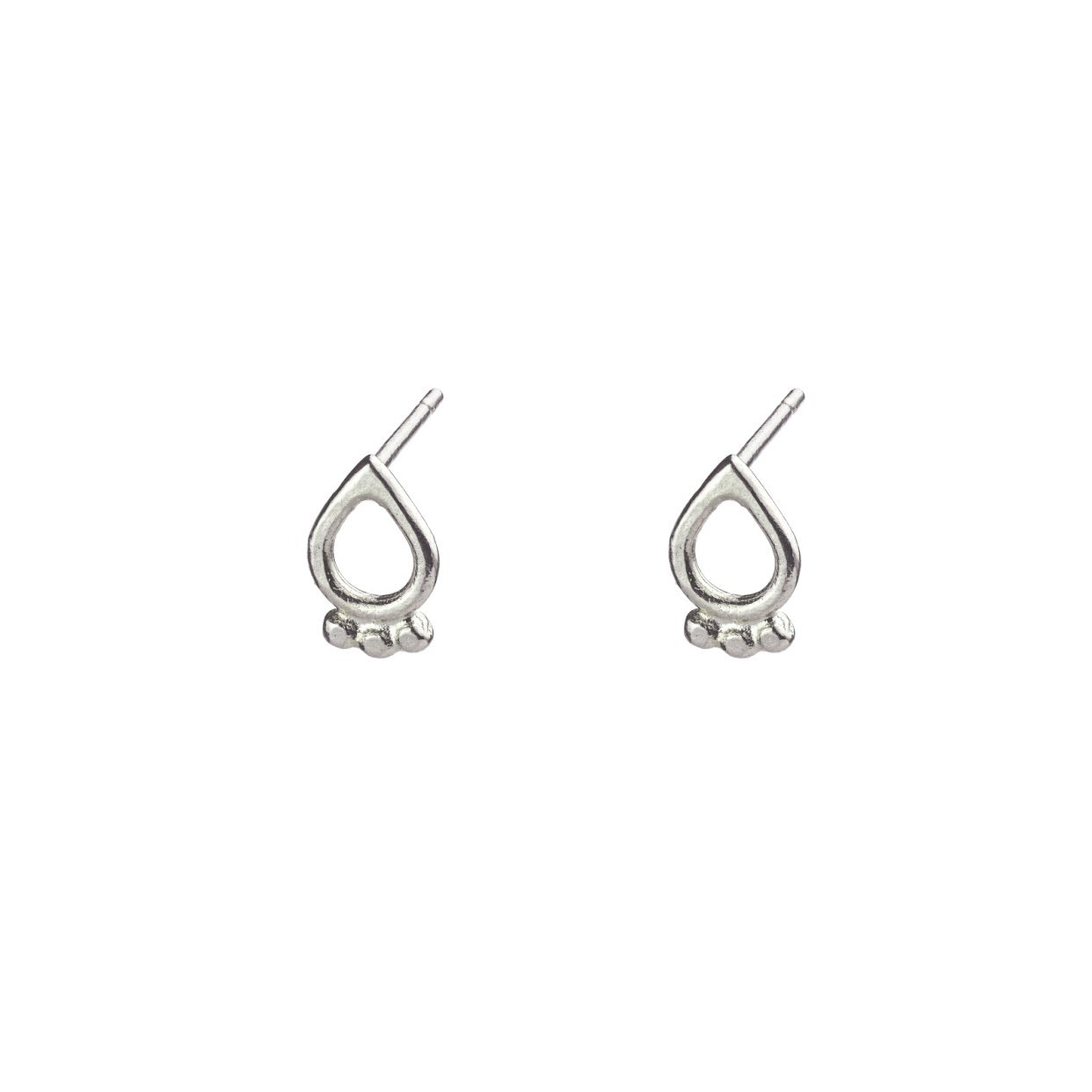 Small Tear Stud Earrings