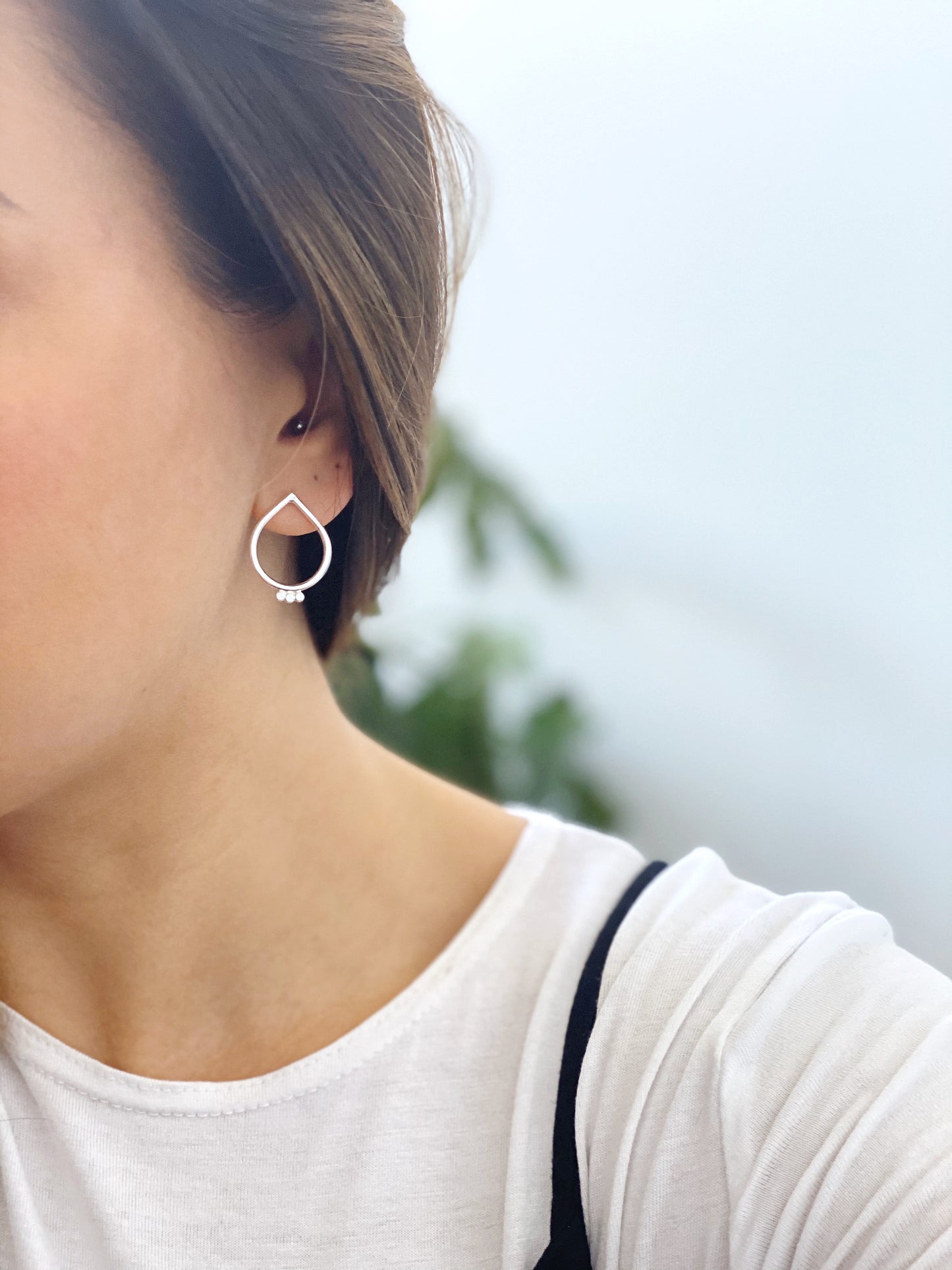 Large Teardrop Studs