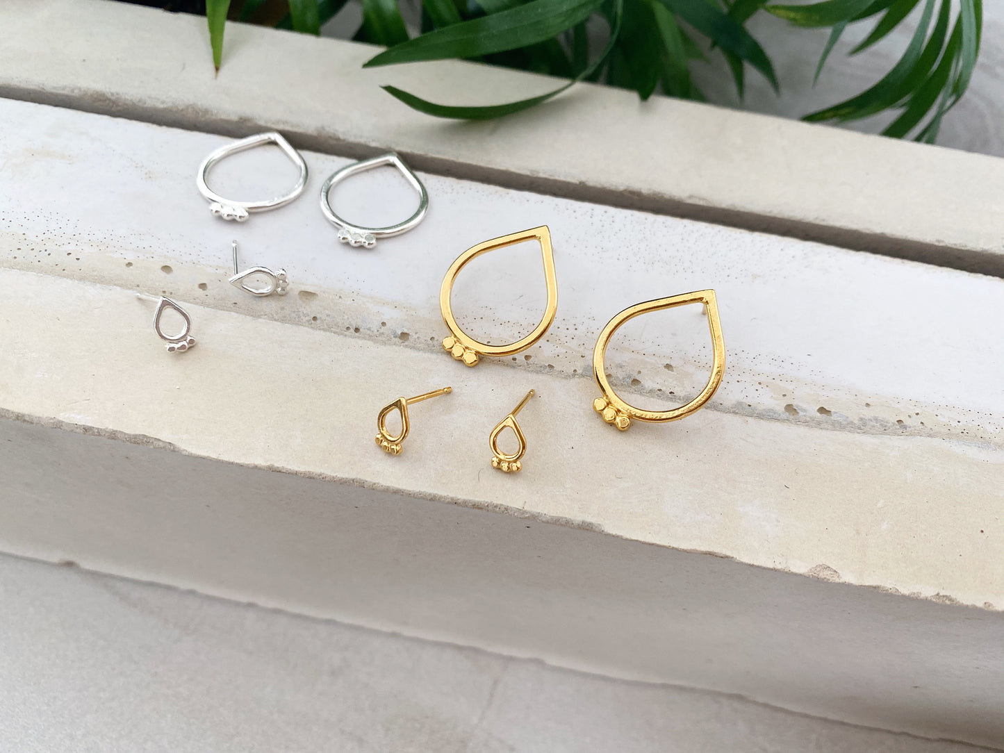 Large Teardrop Studs