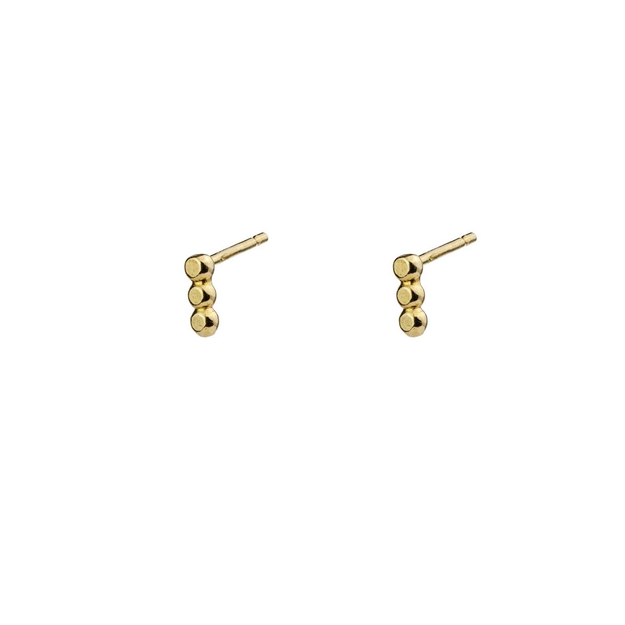 Tri Dot Stud Earrings