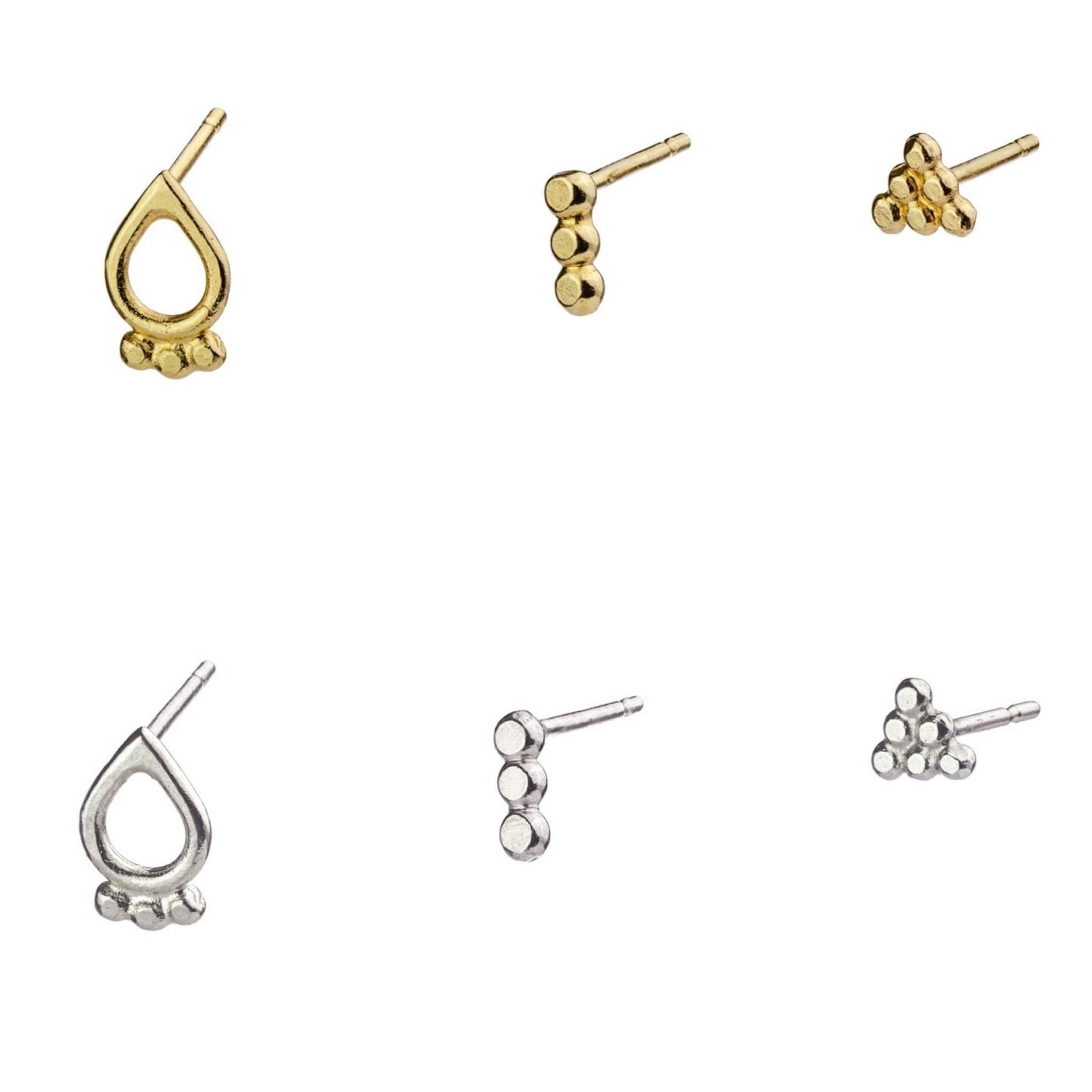 Set of 3 Odd Studs - Style 2
