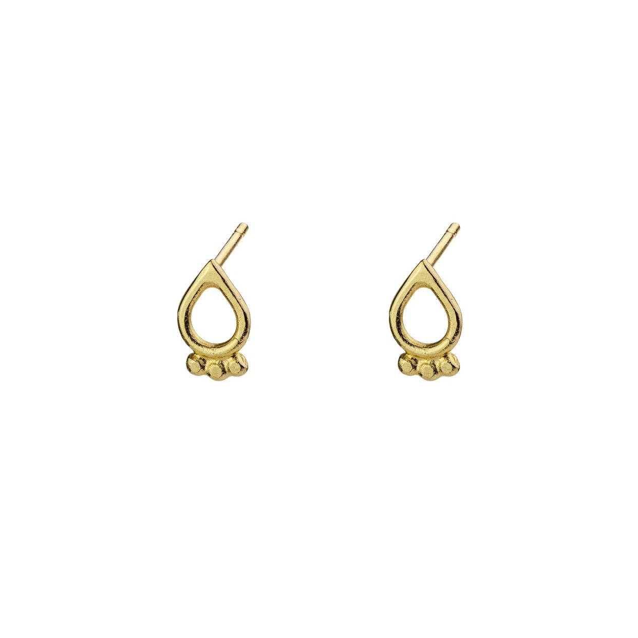 Small Tear Stud Earrings