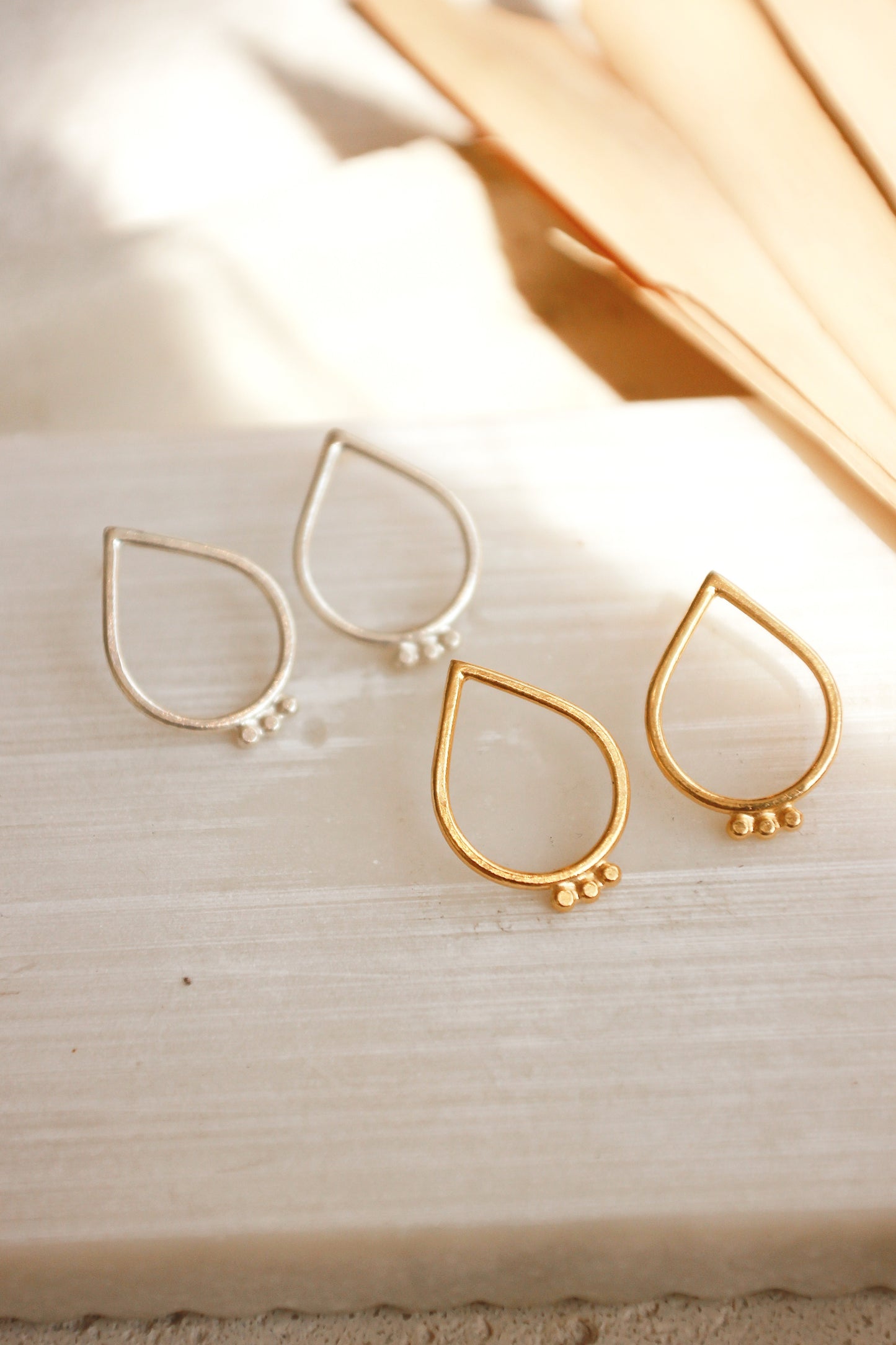 Large Teardrop Studs