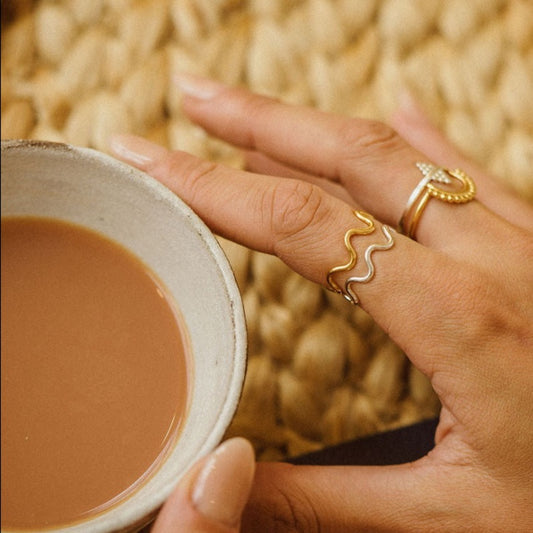 Wavy Stacking Ring