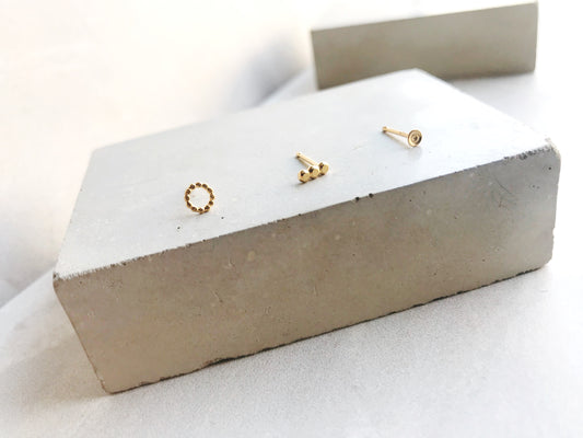 Set of 3 Odd Studs - Style 1